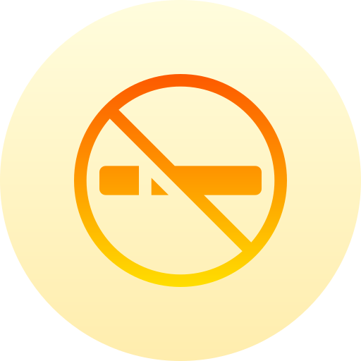 interdiction de fumer Basic Gradient Circular Icône