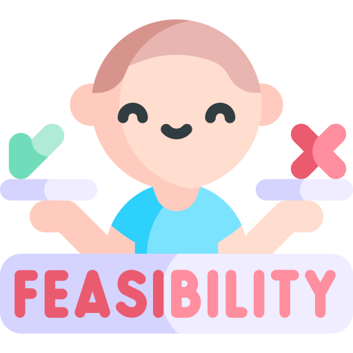 Feasibility Kawaii Flat icon