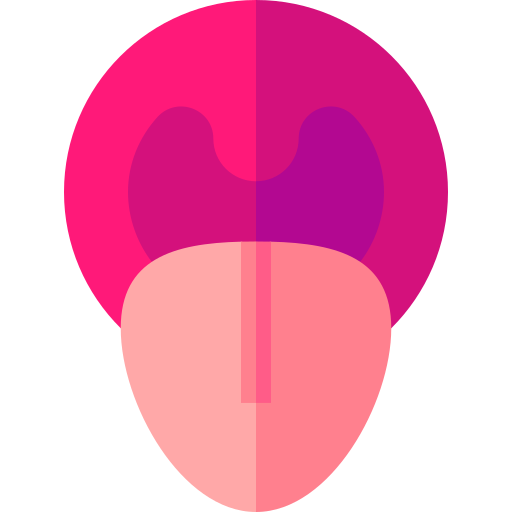 舌 Basic Straight Flat icon