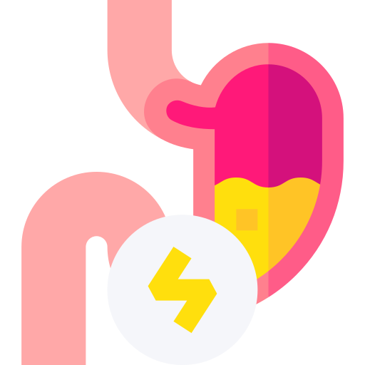 Stomachache Basic Straight Flat icon