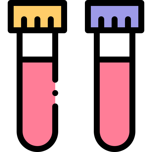 tubos de ensaio Detailed Rounded Lineal color Ícone