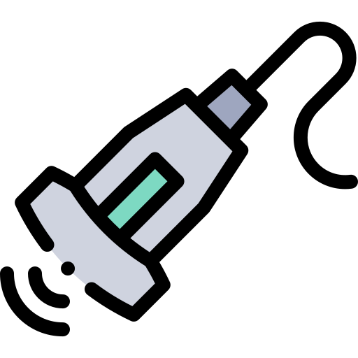 초음파 Detailed Rounded Lineal color icon