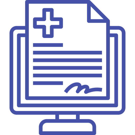 Medical certificate Generic color outline icon