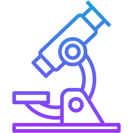 Микроскоп Generic gradient outline иконка