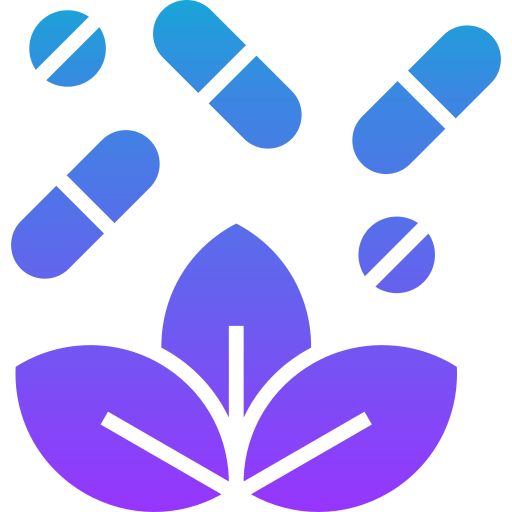 tratamento com ervas Generic gradient fill Ícone