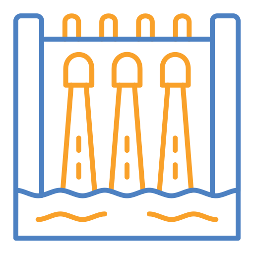 hydroelektryczny Generic color outline ikona