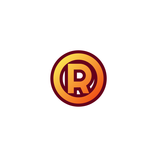 Registered trademark Generic gradient lineal-color icon