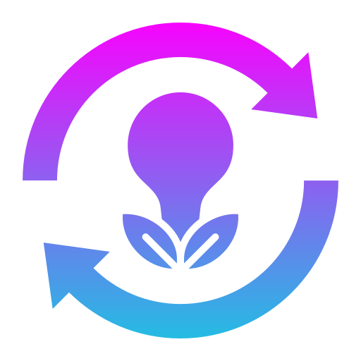 Renewable Generic gradient fill icon