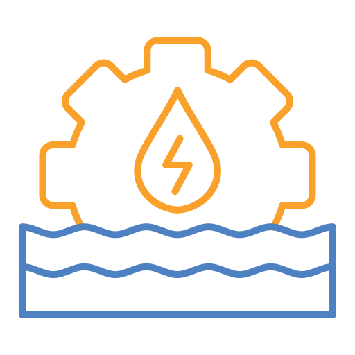 energia idroelettrica Generic color outline icona