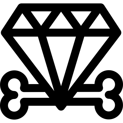 宝石と骨 Curved Lineal icon