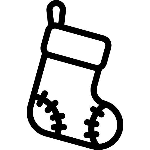 calcetín de navidad Special Lineal icono