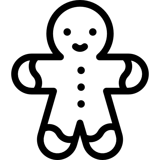 Gingerbread Man Special Lineal icon