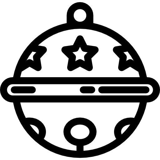 pelota de navidad Special Lineal icono