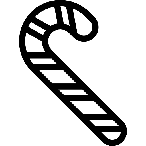 사탕 지팡이 Special Lineal icon