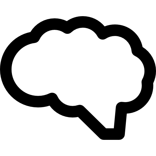 脳 Basic Rounded Lineal icon