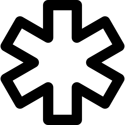 paramédical Basic Rounded Lineal Icône