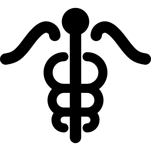 caduceo Basic Rounded Lineal icono