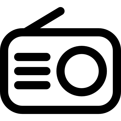 Radio Curved Lineal icon