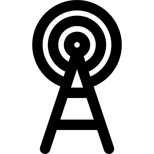 Antenna Curved Lineal icon