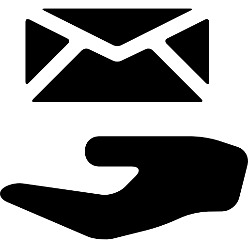 ricezione di posta elettronica  icona
