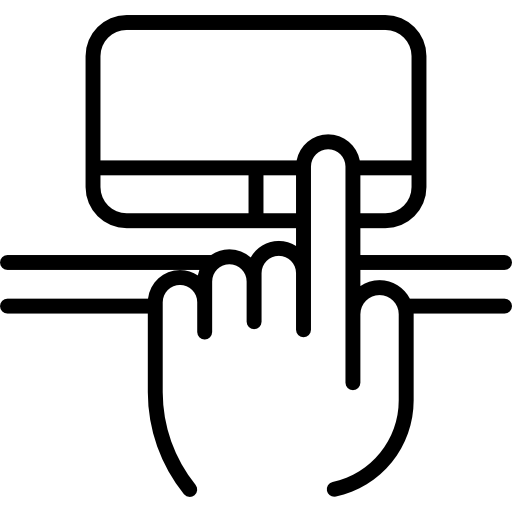 手とトラックパッド Special Lineal icon