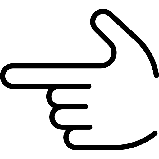 Pointing Left Special Lineal icon