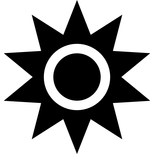 radiactief teken  icoon