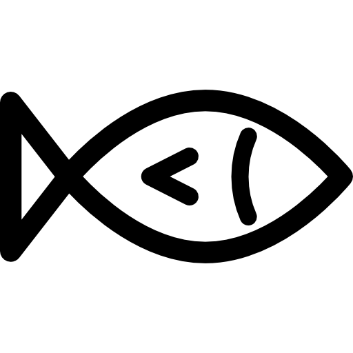 Рыба Basic Rounded Lineal иконка