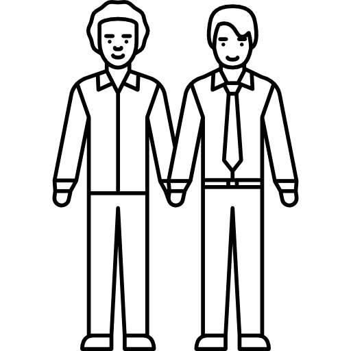 pareja homosexual  icono