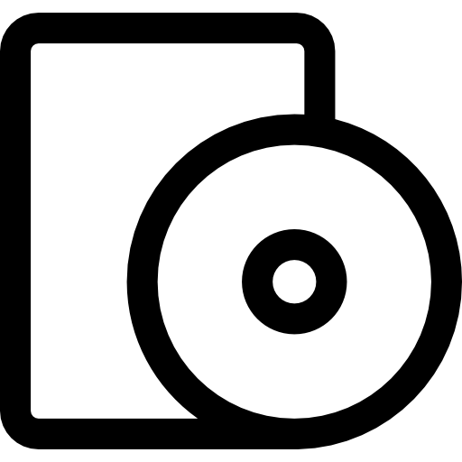 Dvd Curved Lineal icon