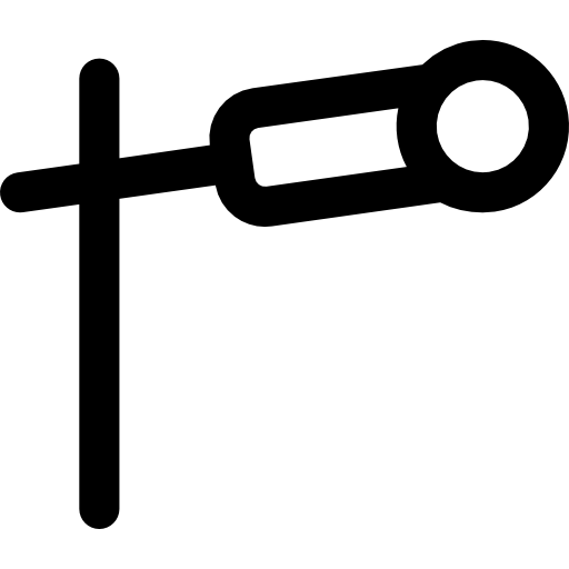 aufnahmemikrofon Curved Lineal icon