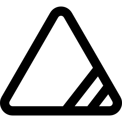 표백 금지 Basic Rounded Lineal icon