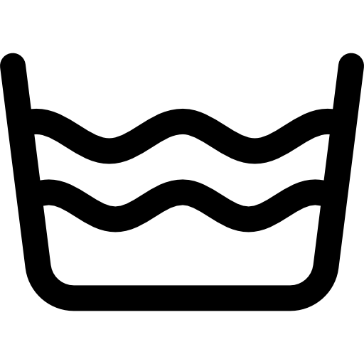 lavaggio con agitazione Basic Rounded Lineal icona
