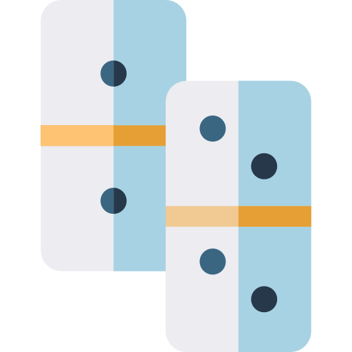 dominó Basic Rounded Flat icono