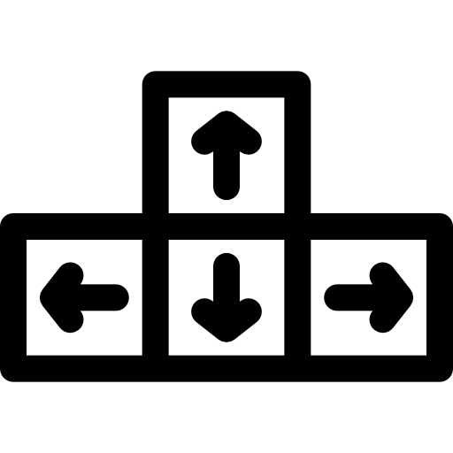 richting Basic Rounded Lineal icoon