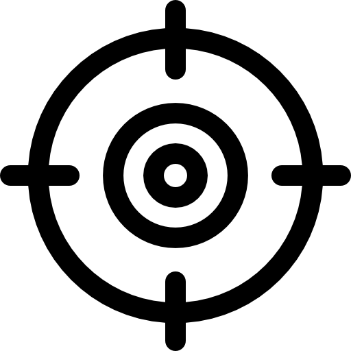 strzelec Basic Rounded Lineal ikona
