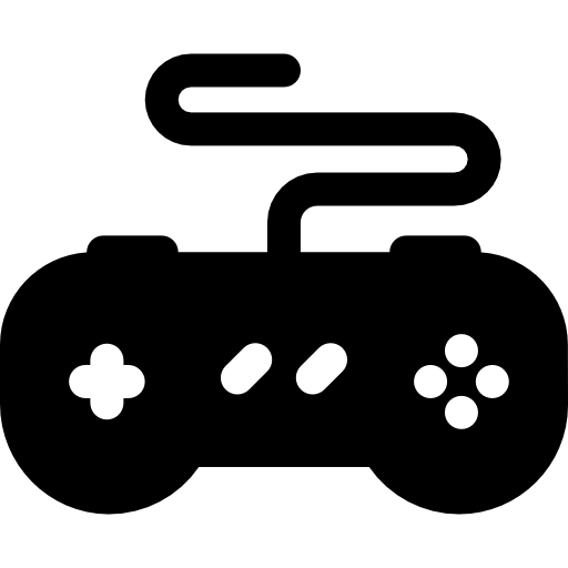 Joystick Basic Rounded Filled icon