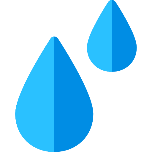 Water drop Basic Rounded Flat icon