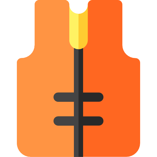 Lifejacket Basic Rounded Flat icon