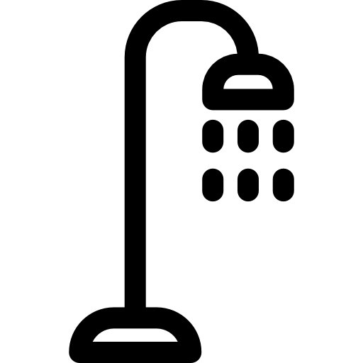 ducha Basic Rounded Lineal icono