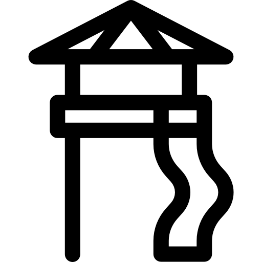 滑り台 Basic Rounded Lineal icon
