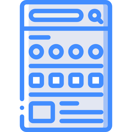 スマートフォン Basic Miscellany Blue icon
