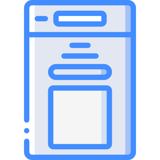 Smartphone Basic Miscellany Blue icon
