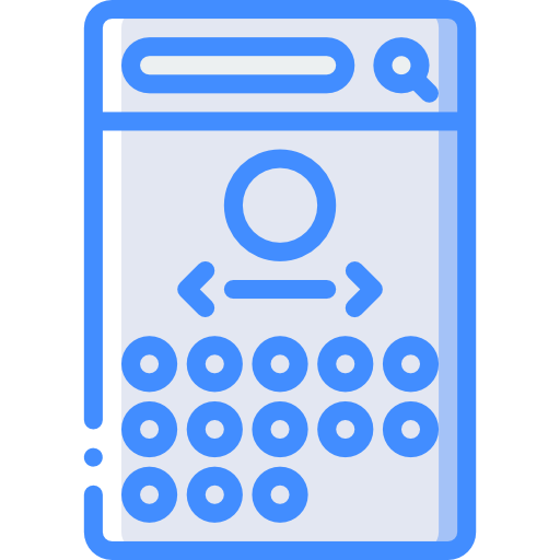 Smartphone Basic Miscellany Blue icon