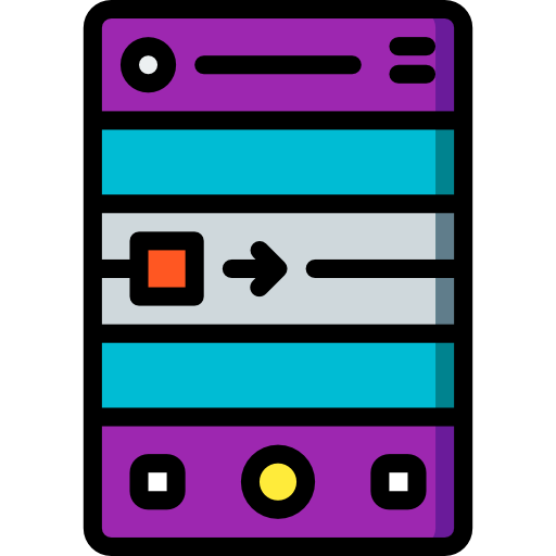 smartphone Basic Miscellany Lineal Color icon