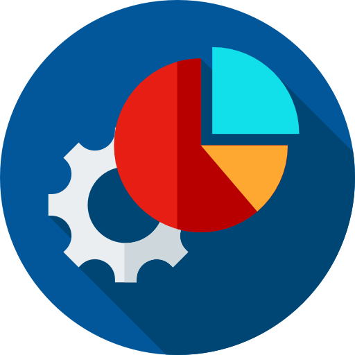 gráfico Flat Circular Flat icono