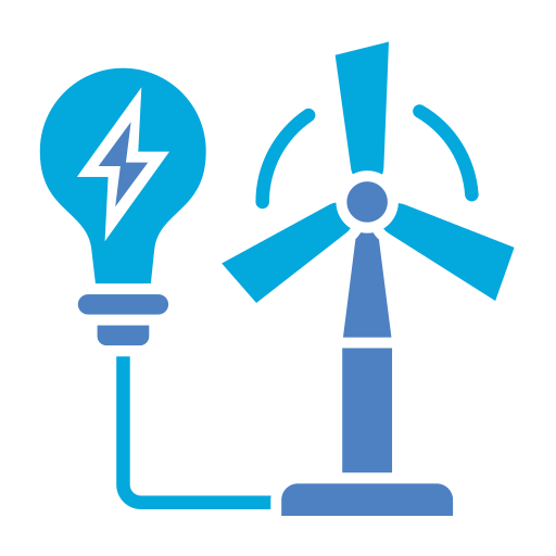 Wind power Generic color fill icon