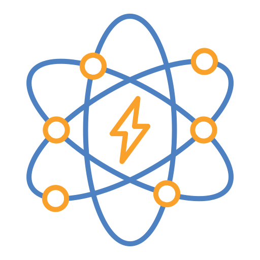 Atomic energy Generic color outline icon