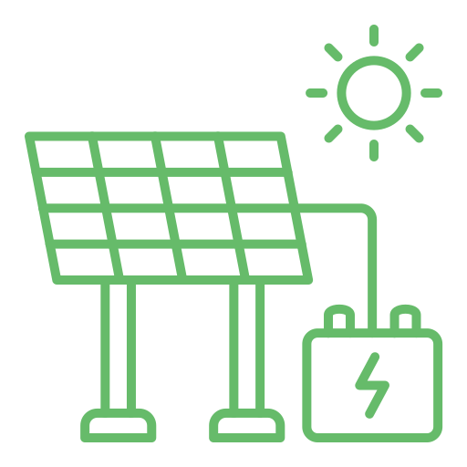 energía solar Generic color outline icono