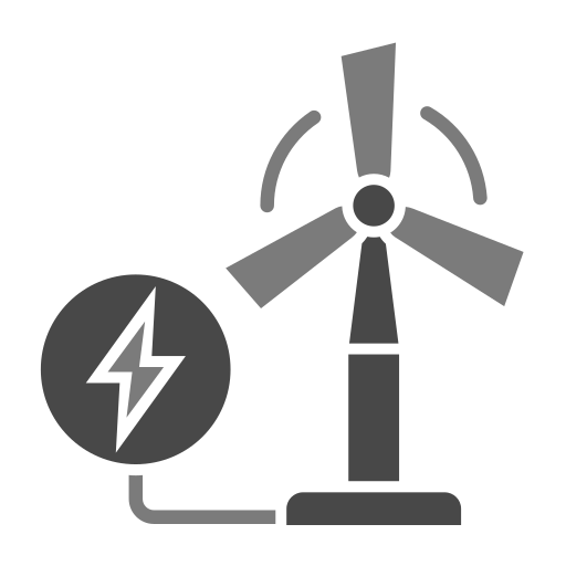 풍력 에너지 Generic color fill icon